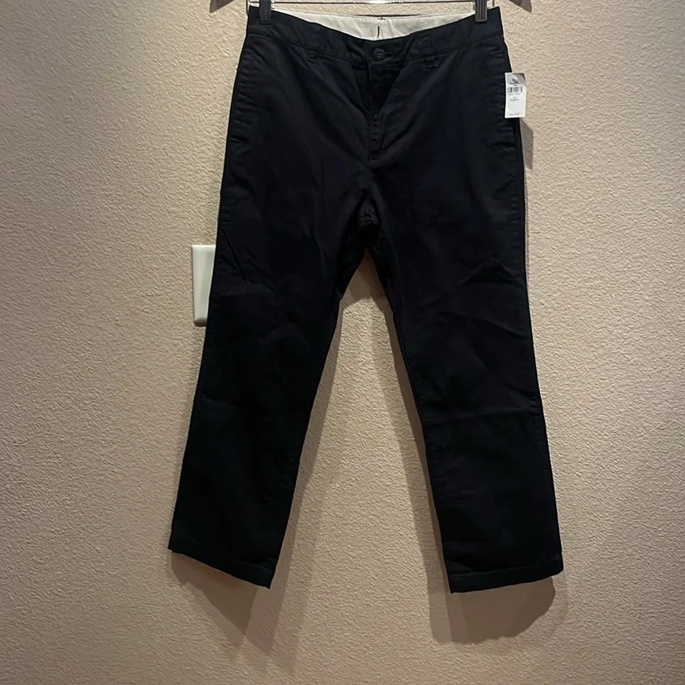 New GAP Boy’s Navy Blue Uniform Pants Chinos Size 10 Husky NWT